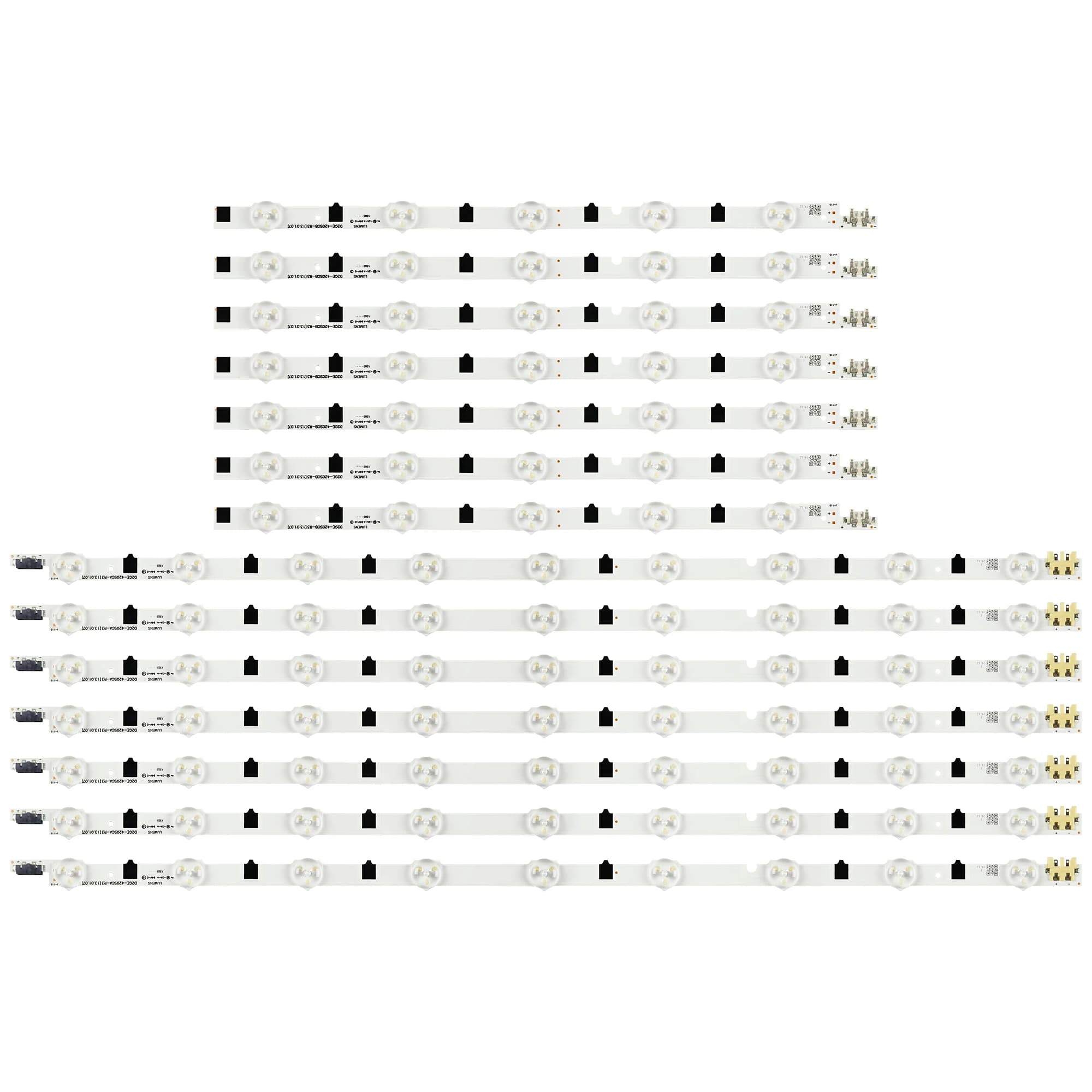 14pcs tira CONDUZIDA 2013SVS42F D2GE-420SCB-R3 D2GE-420SCA-R3 HF420BGA-B1 CY-HF420BGAV1H UE42F5505 UE42F5570 UE42F6400 UE42F5020