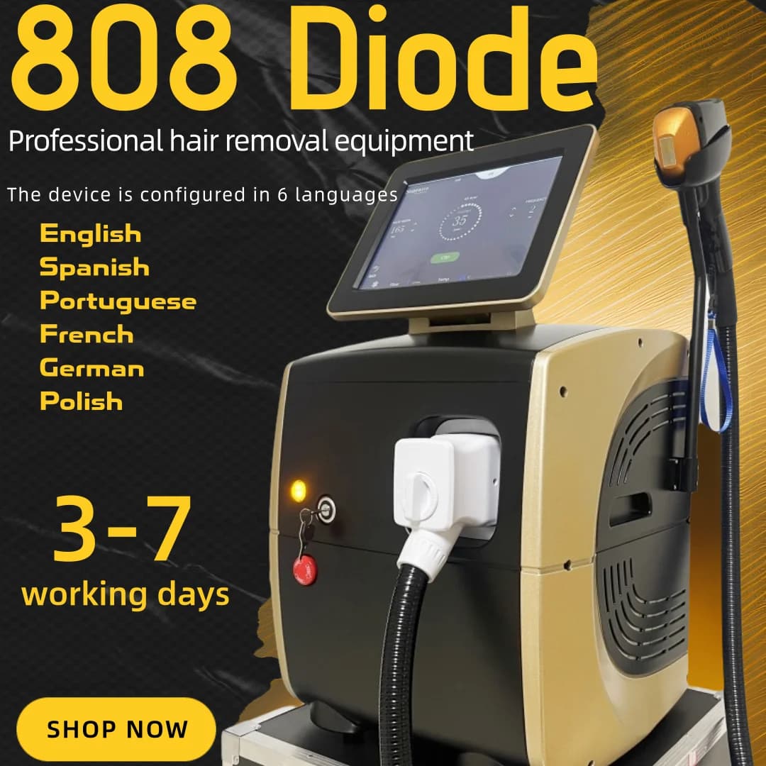 Máquina indolor permanente da remoção do cabelo do laser do diodo 4000W 808nm para a depilação permanente dos axilas e dos cuidados com o corpo