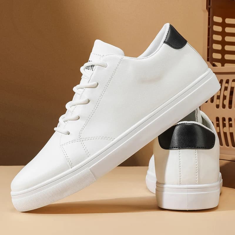 Tênis Masculino Casual Esportivo Branco Versátil Respirável Estilo Coreano Tamanho Grande Nova Tendência Primavera Outono 2026