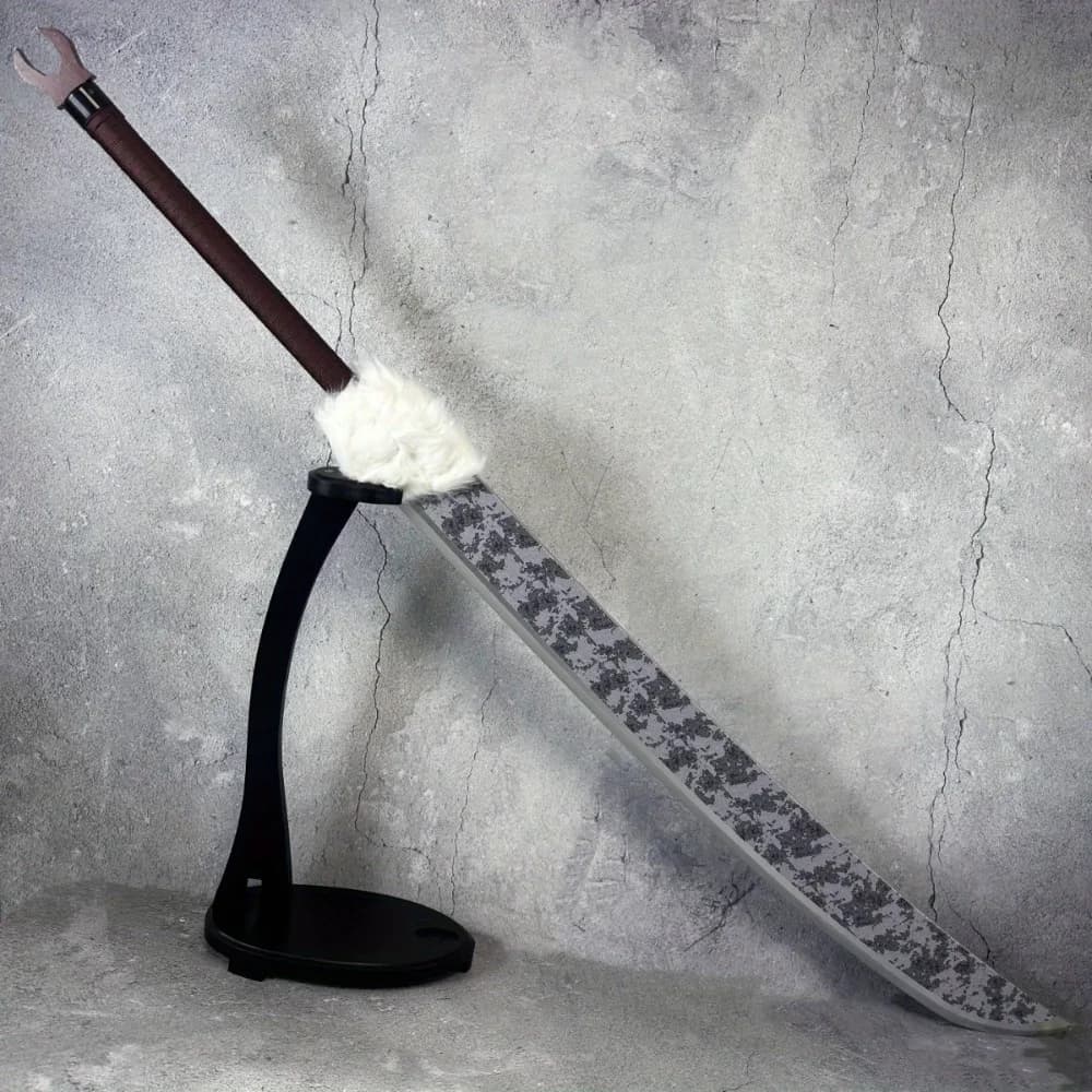 50 polegada fushiguro toji katana anime jujutsu kaisen cosplay prop faca grande espada tamanho real japonês katana samurai sabre presente