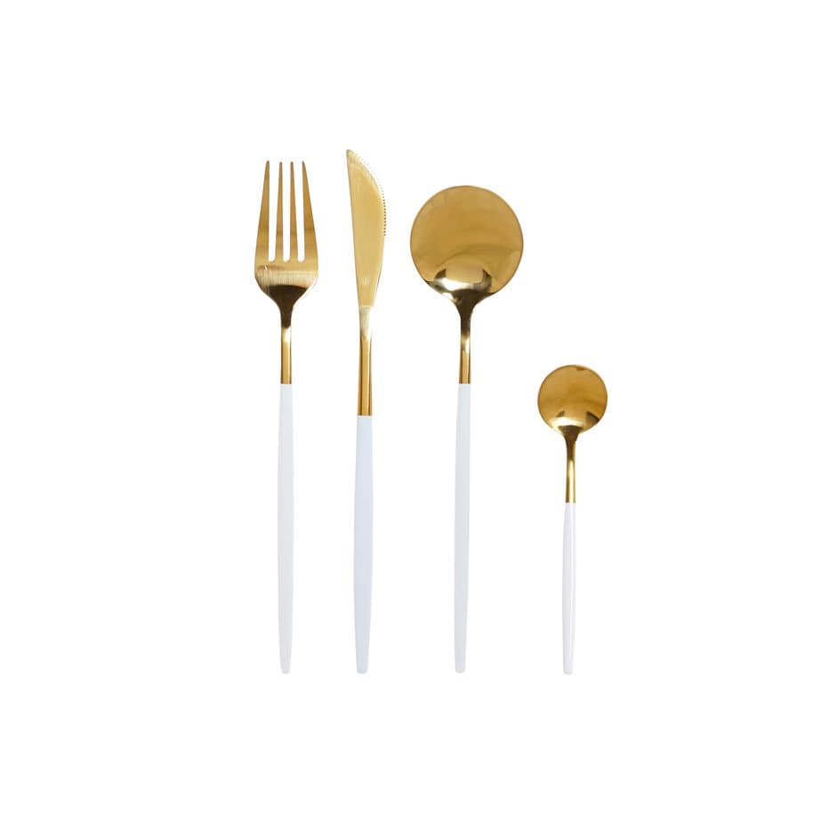 Maso faqueiro set 16 inox dourado
