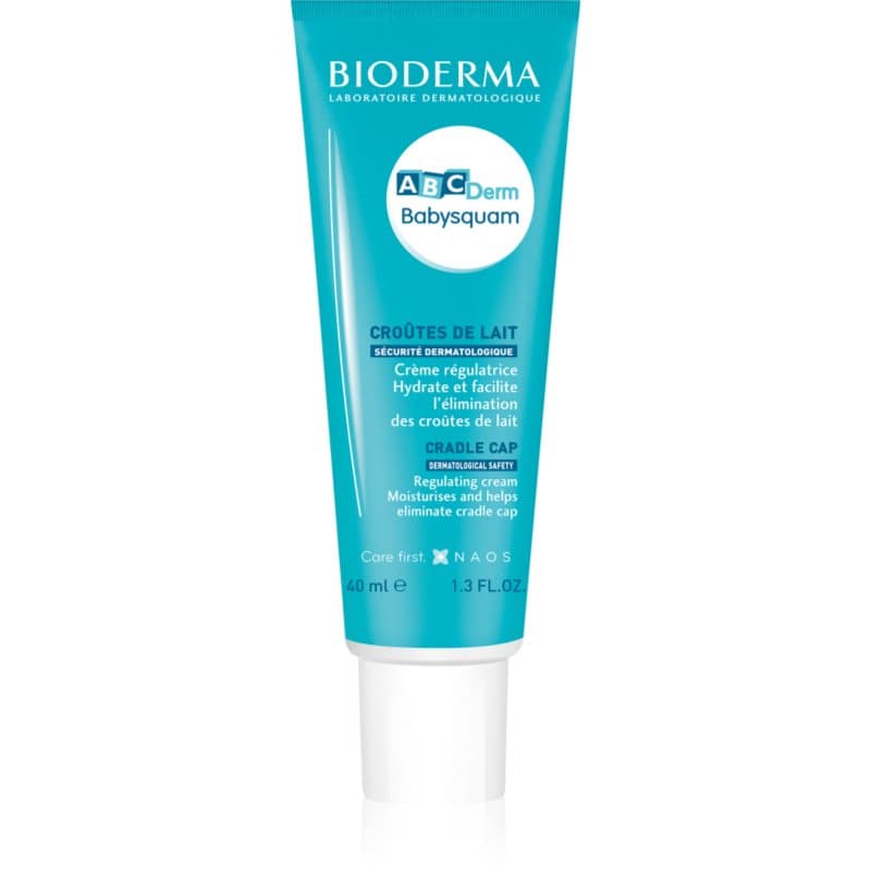 Bioderma ABC Derm Babysquam creme infantil para escamas do cabelo 40 ml