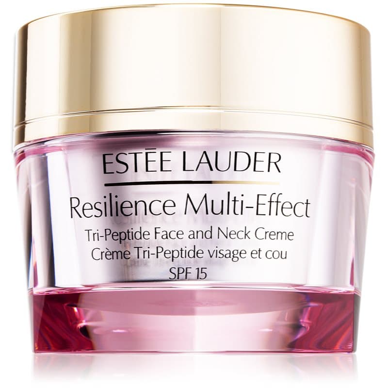 Estée Lauder Resilience Multi-Effect Tri-Peptide Face and Neck Creme SPF 15 creme intensivamente nutritivo para pele normal a mista SPF 15 50 ml
