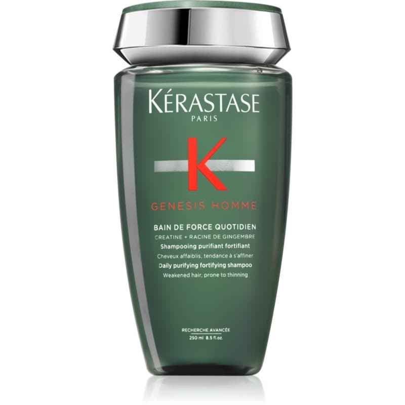 Kérastase Genesis Homme Bain de Force Quotiden champô nutritivo de limpeza para cabelo fraco com tendência para queda para homens 250 ml