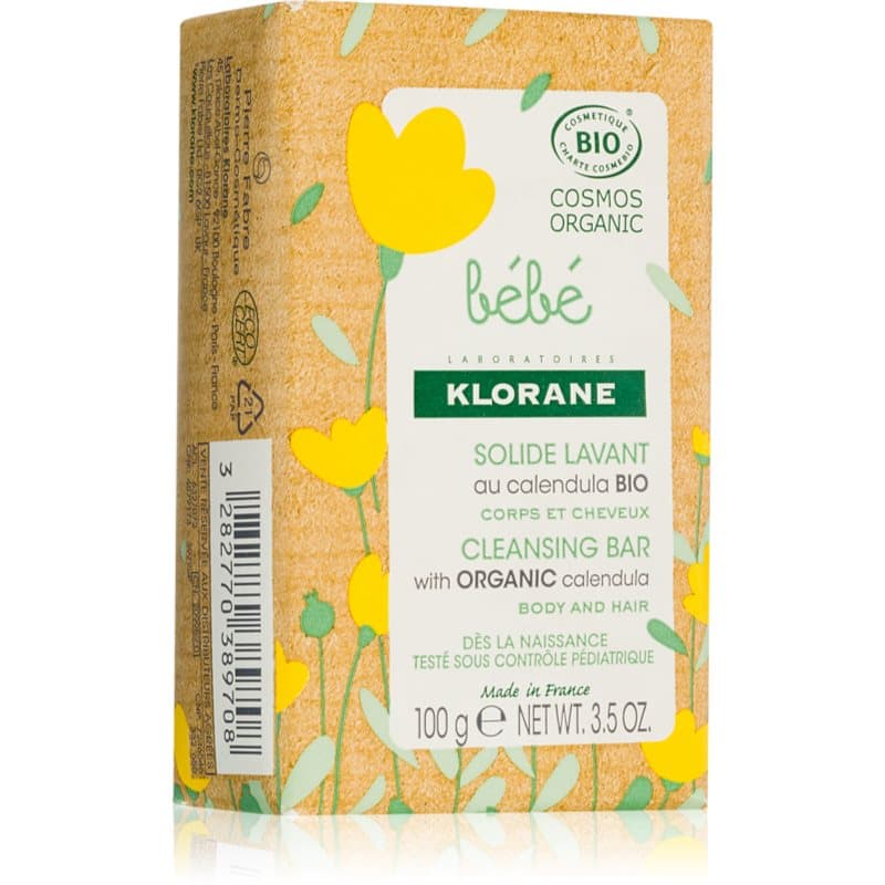Klorane Bébé Calendula sabonete suave com calêndula 100 g