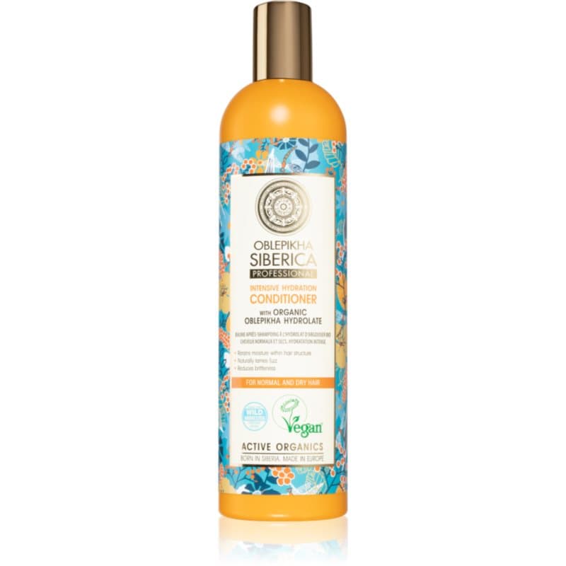 Natura Siberica Oblepikha (Sea-Buckthorn) condicionador hidratante para cabelo normal a seco 400 ml
