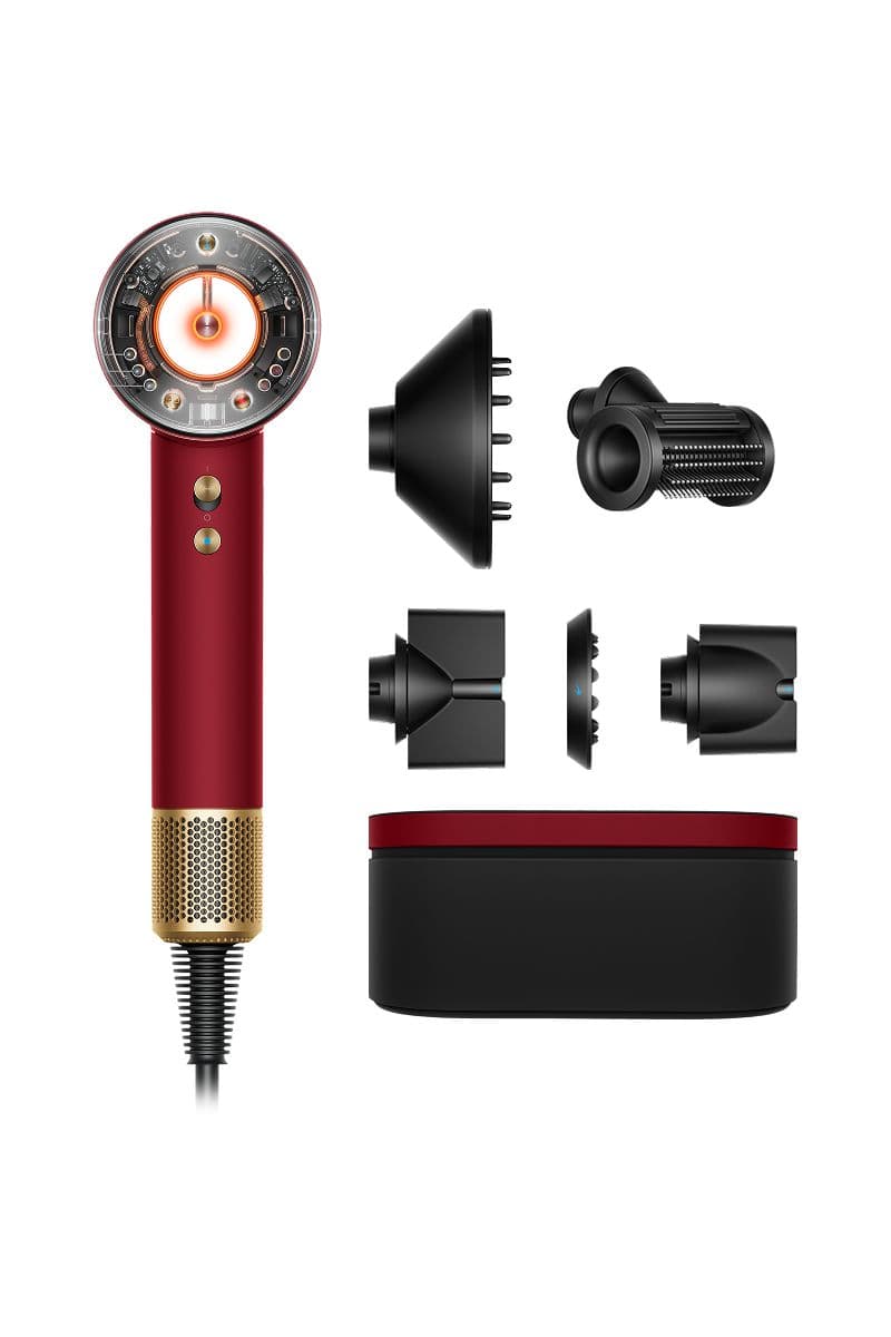 Dyson Secador de cabelo Dyson Supersonic Nural™ Liso+Ondulado (Red Velvet/Gold)