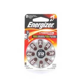 Energizer Blister 8 Pilas Audifono Ac312