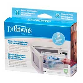 Dr. Brown Bolsas Para Esterilizacion En Microondas (5 Uds).