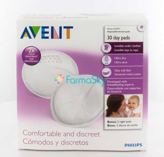 Avent Discos Absorbentes 60 Uds Scf254/61