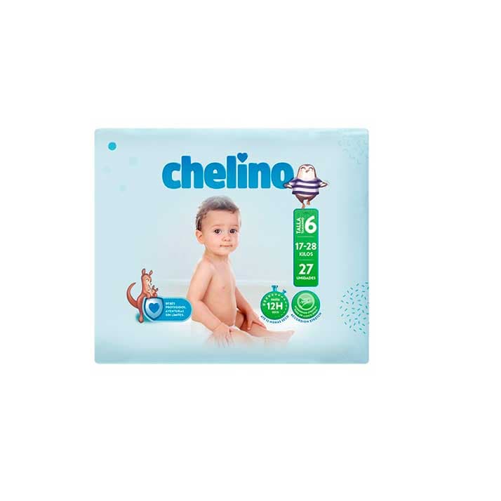 Chelino F&L Pañal Junior Talla 6 17-28 Kg 27U