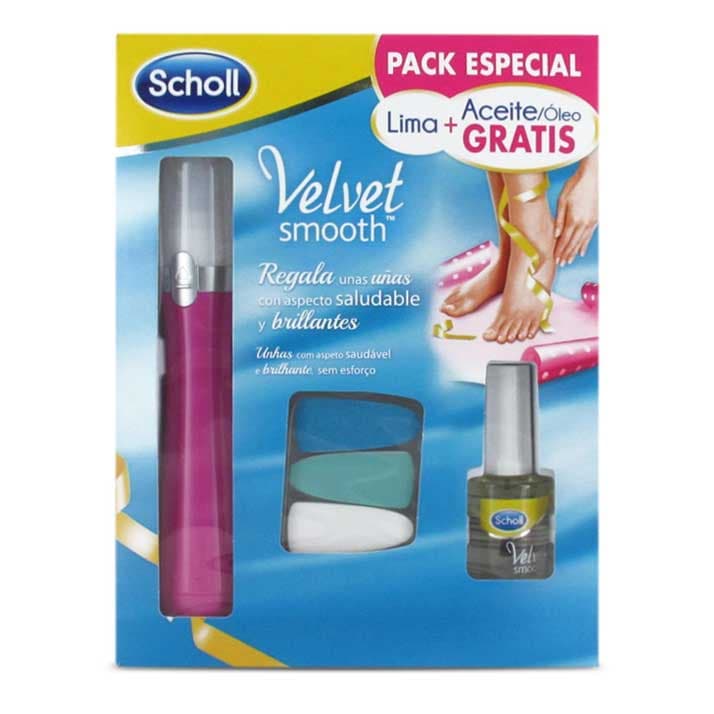 Dr Scholl Pack Lima Electronica Uñas + Aceite de Regalo