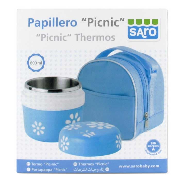 5235 Saro Papillero Picnik 600 Ml Con Bolsa