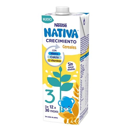Nestle Nativa Crecimiento Cereales +1 Año 1 L