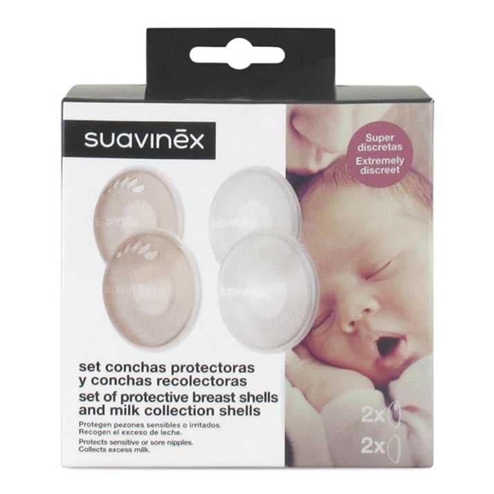 Suavinex Set Conchas Protectoras + Recolectoras