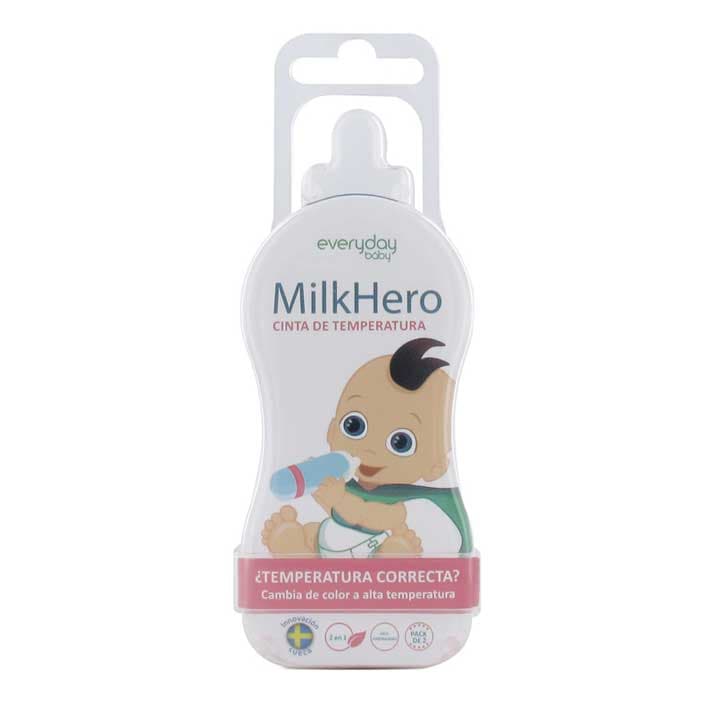 Milkhero Band Cinta Temperatura Biberones. Set 2U. Rosa Ref.Es0102