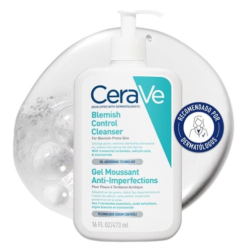 Cerave Limpiador Control Imperfecciones 473G Con Dosificador
