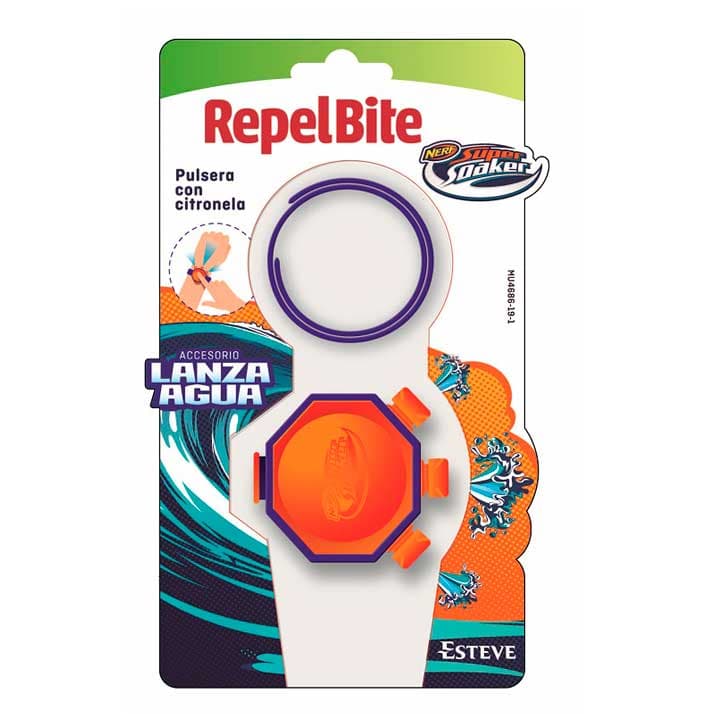 Repelbite Pulsera Niño Nerf Super Soaker