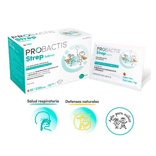 Probactis Strep Kids 30 sobres Sabor Fresa