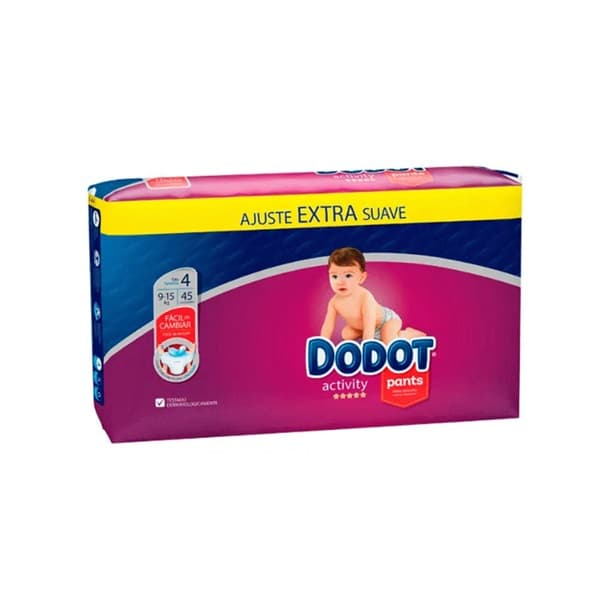 Dodot Pants Activity Extra Jumbo Pack Talla 4 45 uds