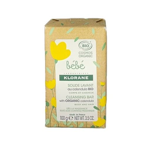 Klorane Limpiador Sólido certificado BIO Caléndula Bebe 100 Gr
