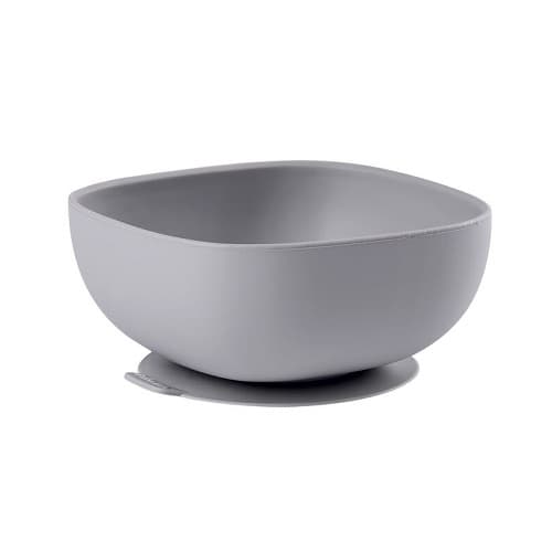 Beaba Bol Silicona Con Ventosa Gris