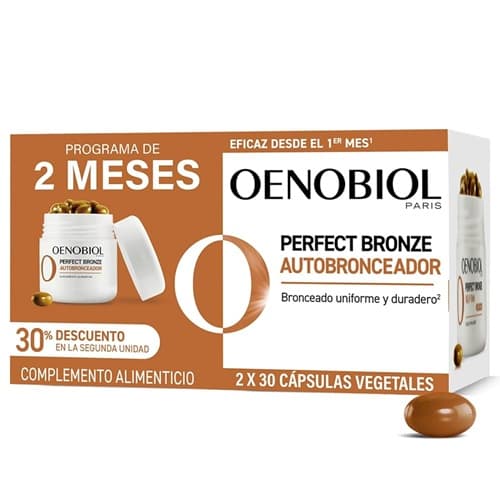 Oenobiol Perfect Bronze Autobronceador 2x30 Capsulas