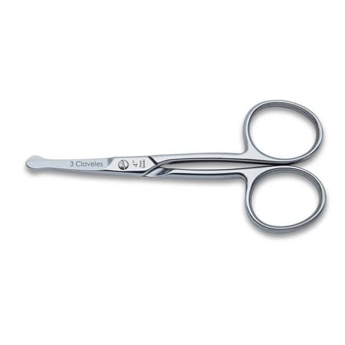 3 Claveles Tijera Bebe Curva10 Cm 4"