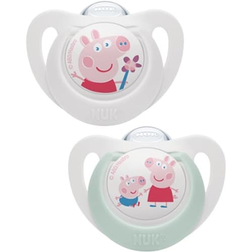 Nuk Chupete Star Peppa Pig 6-18 2 uds..