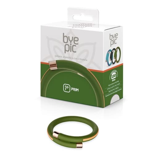 Byepic Pulsera Adulto Aromatica Citronela Verde 1 Und