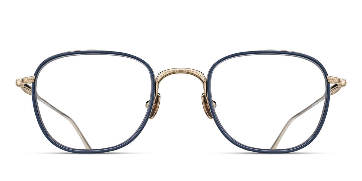 Matsuda M3090-I BG-NVY Óculos de Grau Azuis Masculino