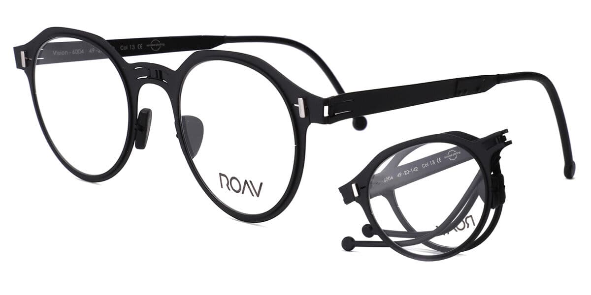 ROAV Galaxy 6004 Ace Folding 13 Óculos de Grau Pretos Masculino
