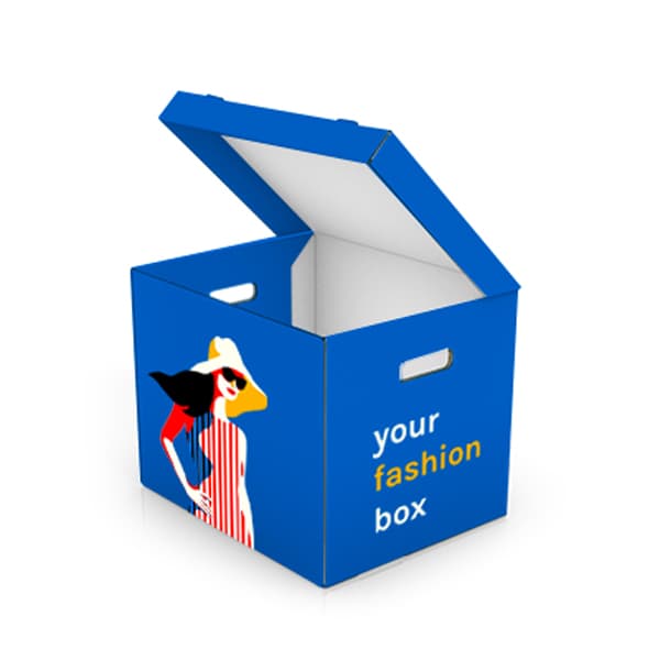 Caixas De Arrumação Personalizadas | Em Cartão Para Armazenamento Tamanho L
