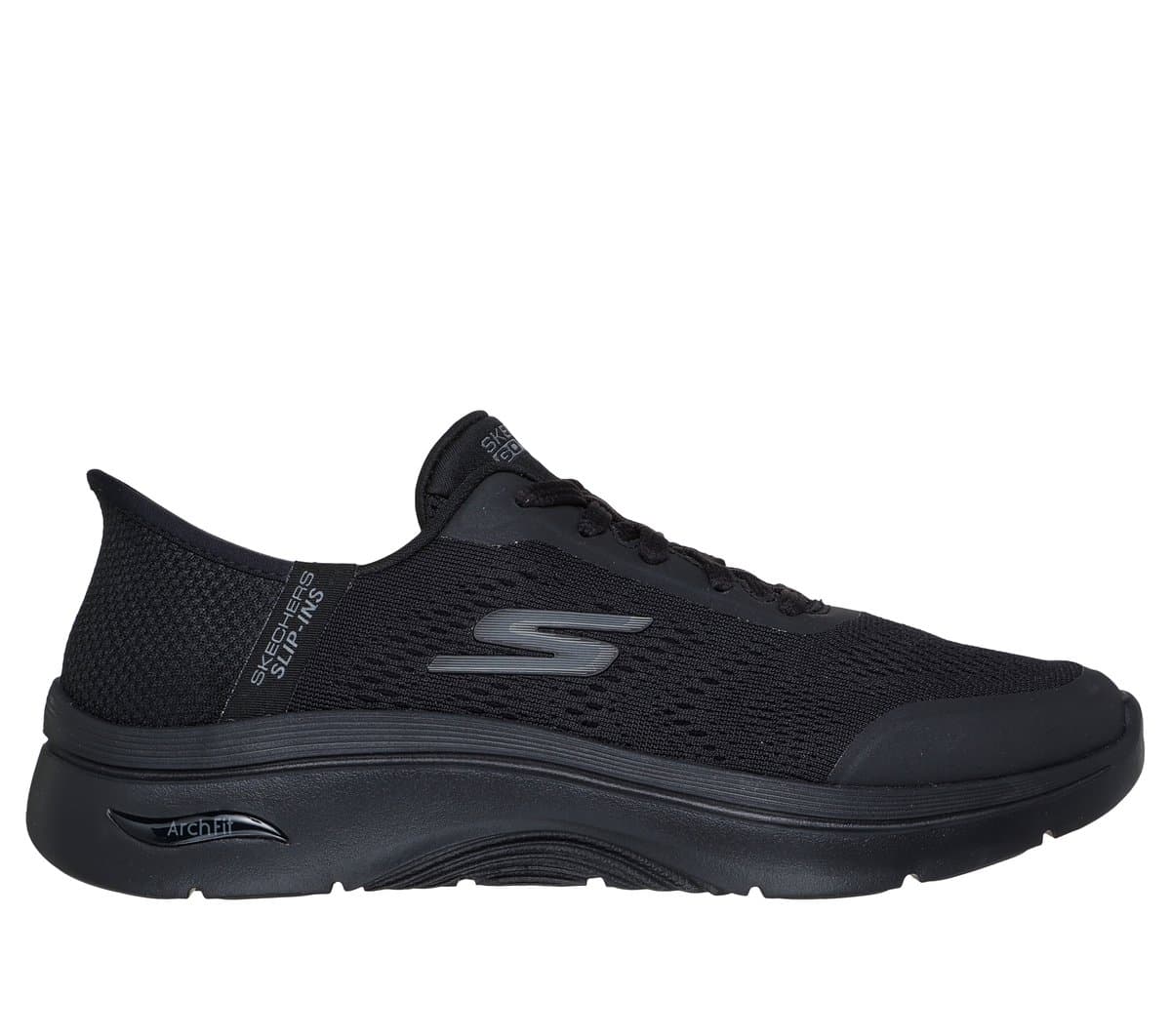 Skechers Slip-ins: GO WALK Arch Fit 2.0 Shoes em Preto, Tamanho 37, Vegan, Lavável à máquina