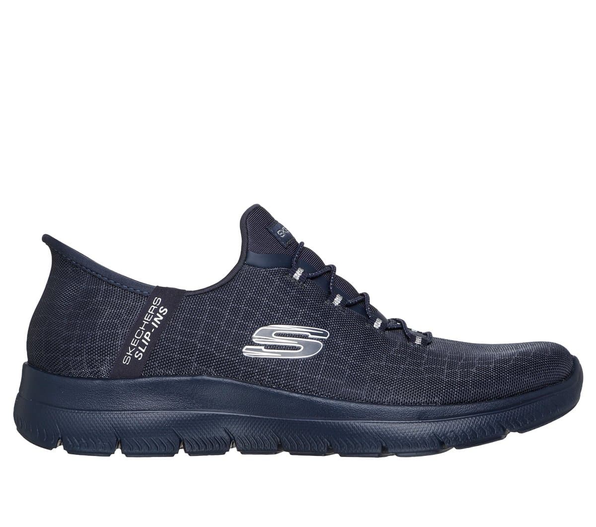 Skechers Slip-ins: Summits - Classy Night Shoes em Navy Blue, Tamanho 38, Vegan