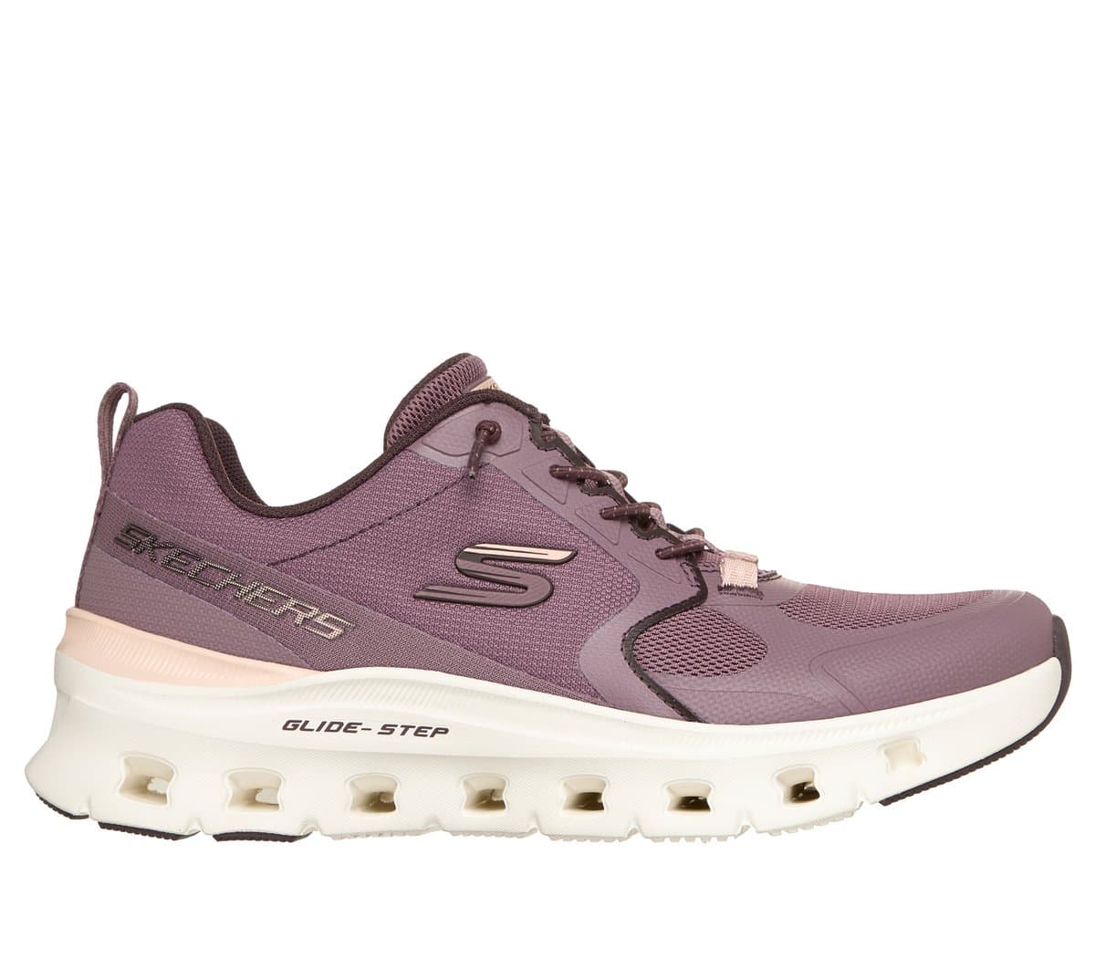 Skechers Glide-Step Pro - Cool Drift Shoes em Ameixa, Tamanho 35, Vegan, Lavável à máquina
