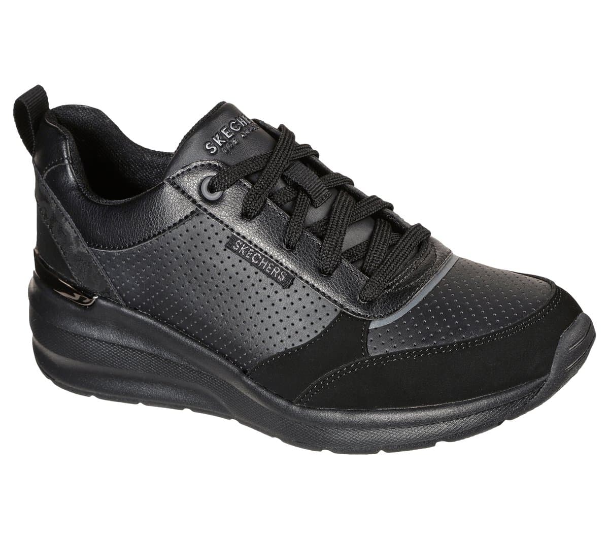 Skechers Billion - Subtle Spots Shoes em Preto, Tamanho 38