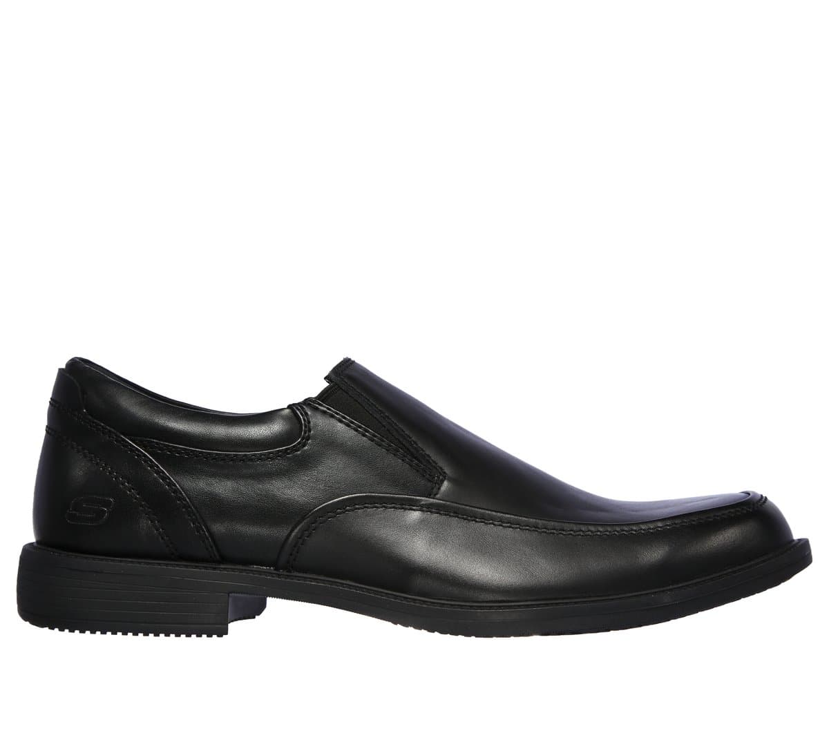 Skechers Waterproof: Dreston - Ratlon Slip-On Shoes em Preto, Tamanho 39.5