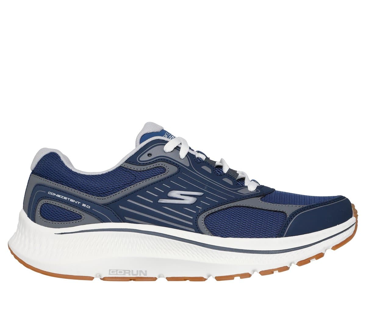 Skechers GO RUN Consistent 2.0 Shoes em Navy Blue, Tamanho 45.5