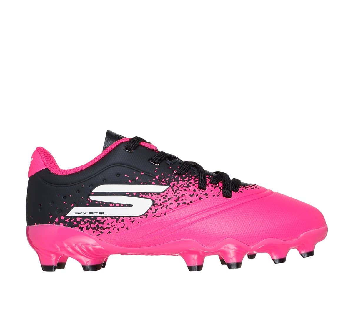 Skechers Razor 1.5 Jr Td FG Shoes em Preto/Rosa, Tamanho 31