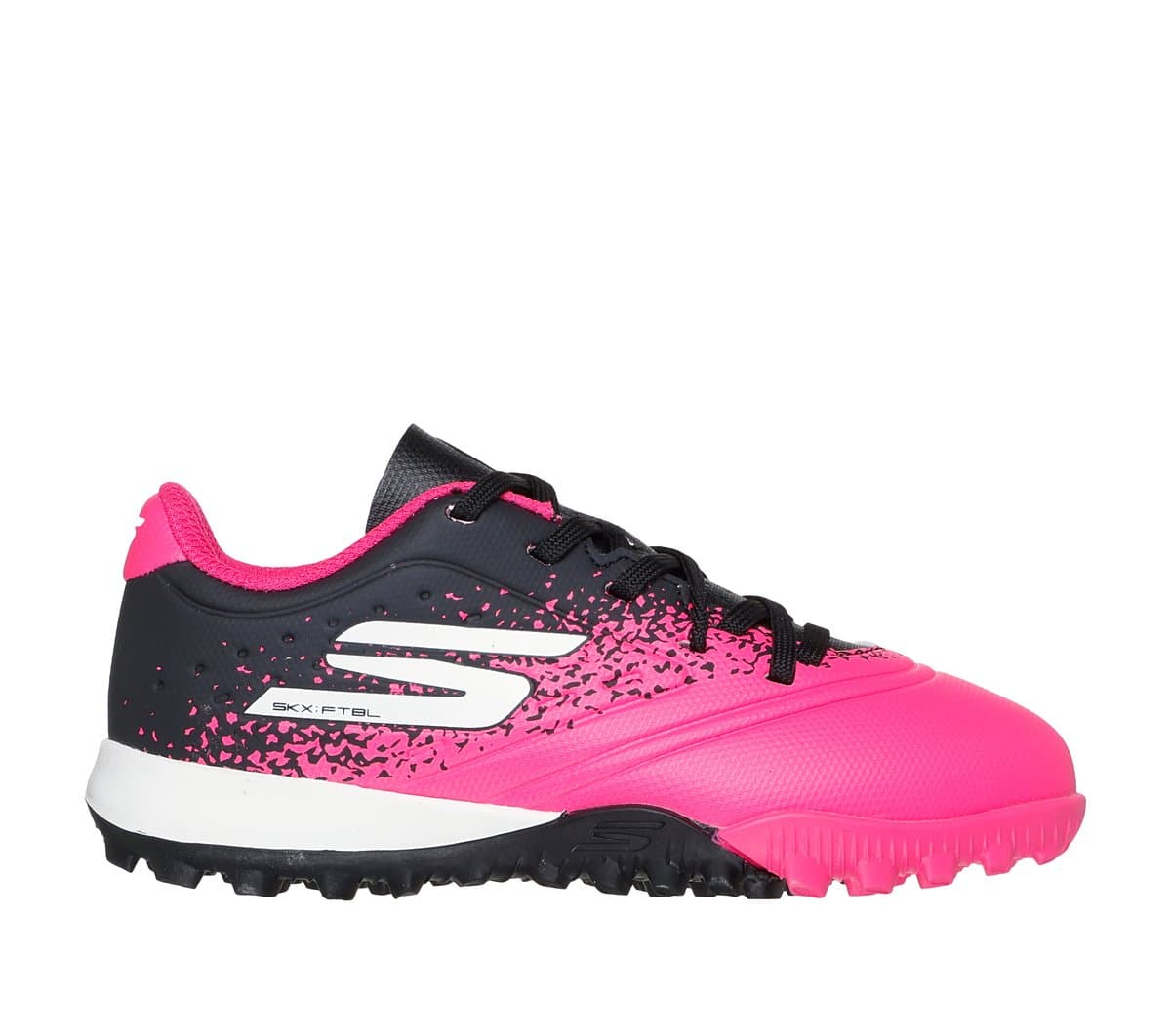 Skechers Razor 1.5 Jr Td TF Shoes em Preto/Rosa, Tamanho 30