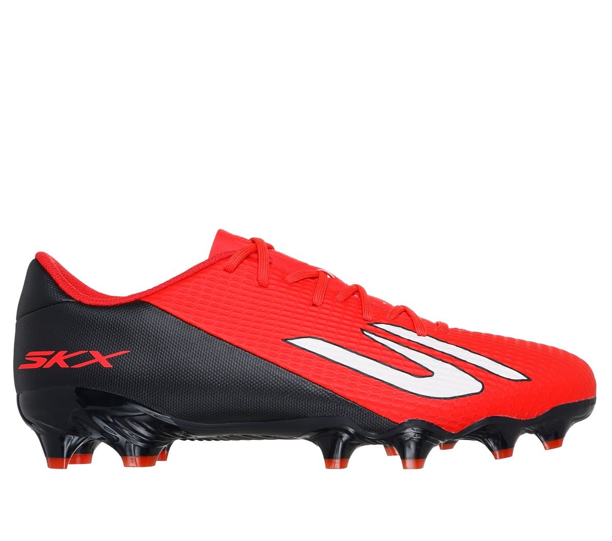 Skechers SKX_2 Academy FG Shoes em Vermelho/Preto, Tamanho 44.5