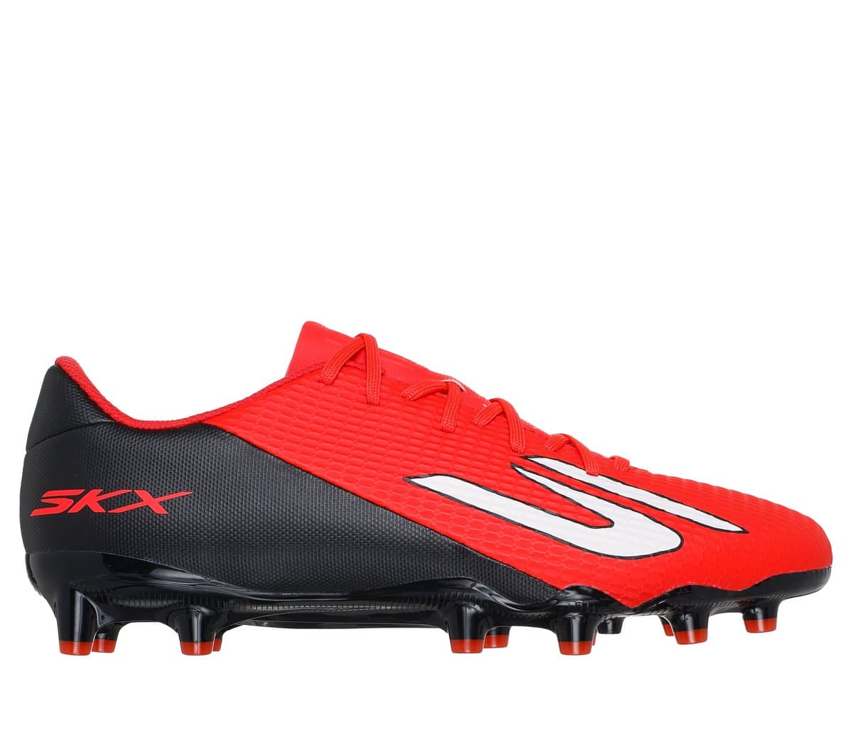 Skechers SKX_2 Academy AG Shoes em Vermelho/Preto, Tamanho 44.5