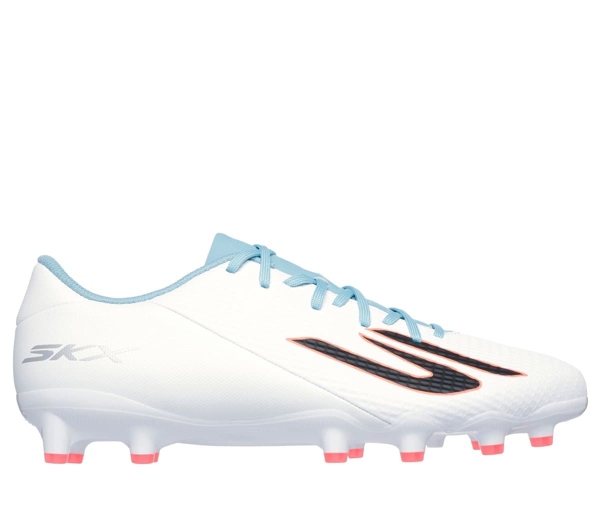 Skechers SKX_2 Academy AG Shoes em Branco/Turquesa, Tamanho 41