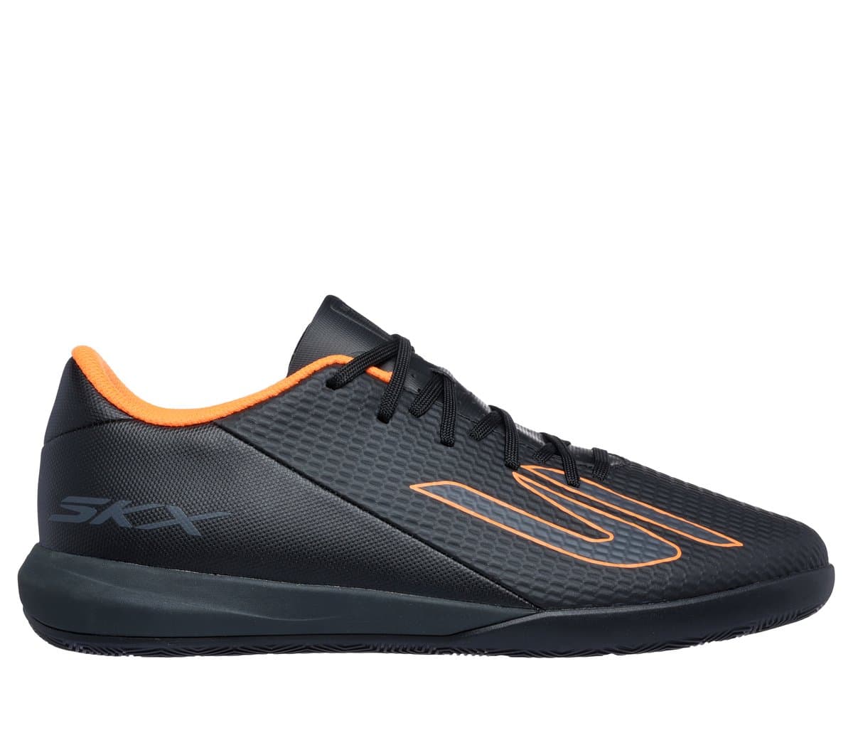 Skechers SKX_2 Academy IC Shoes em Preto/Laranja, Tamanho 44