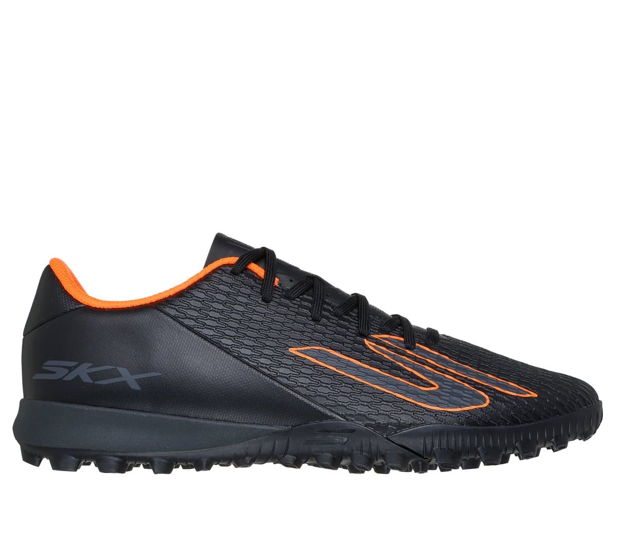 Skechers SKX_2 Club TF Shoes em Preto/Laranja, Tamanho 47.5