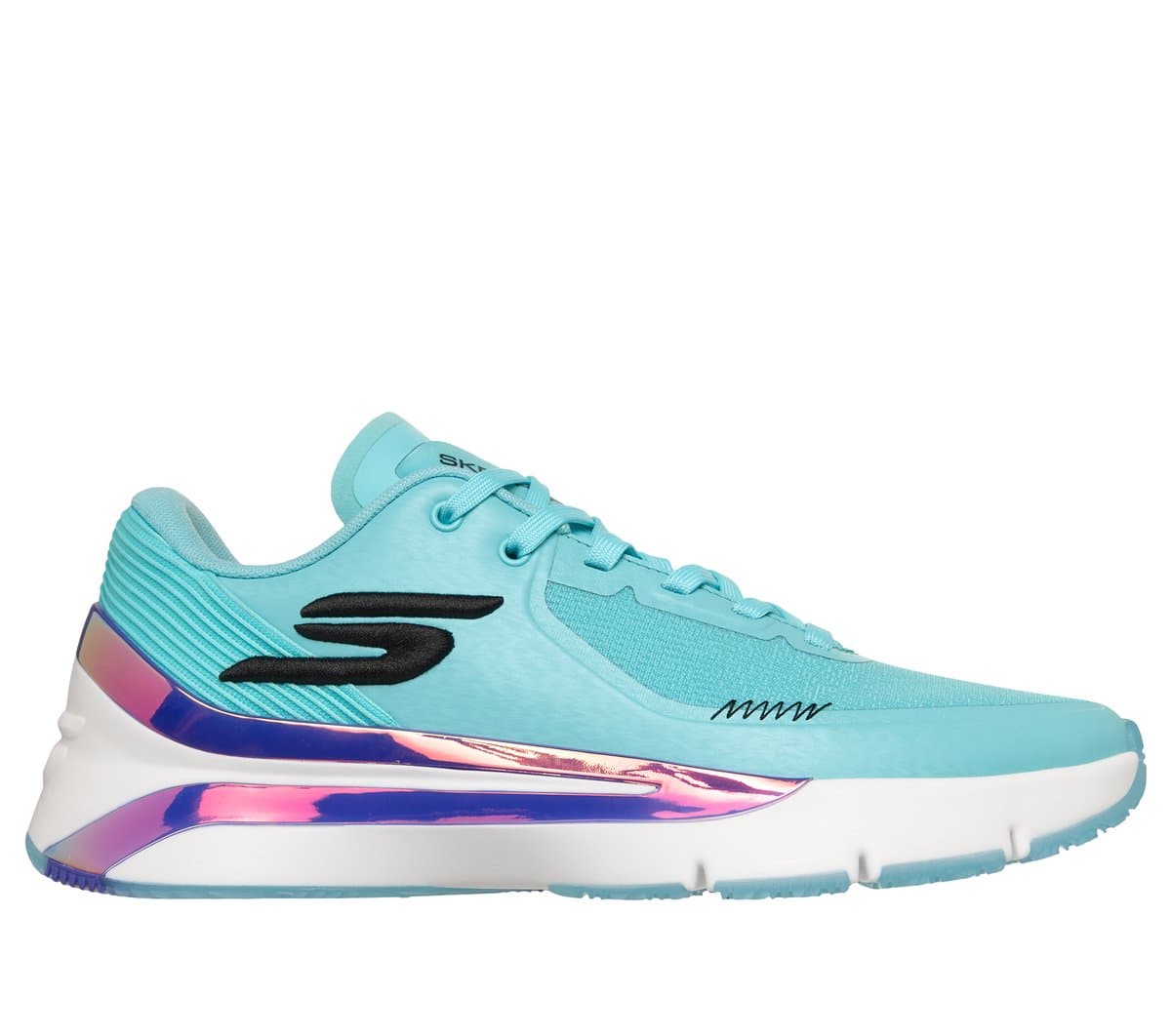 Skechers SKX Full-Court Press em Aqua, Tamanho 38.5, Vegan