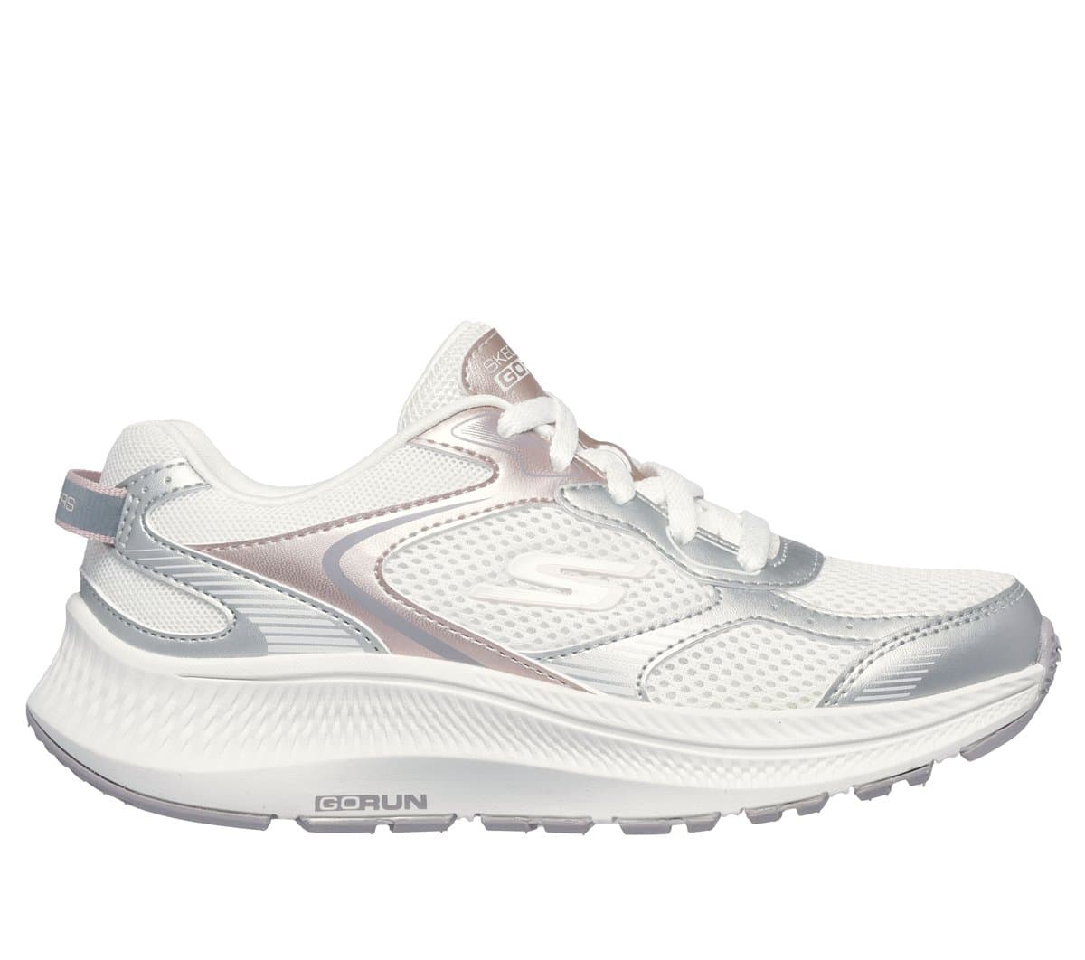 Skechers homemina GO RUN Consistent 2.0 - Hi Light Shoes em Branco Sujo, Tamanho 35.5