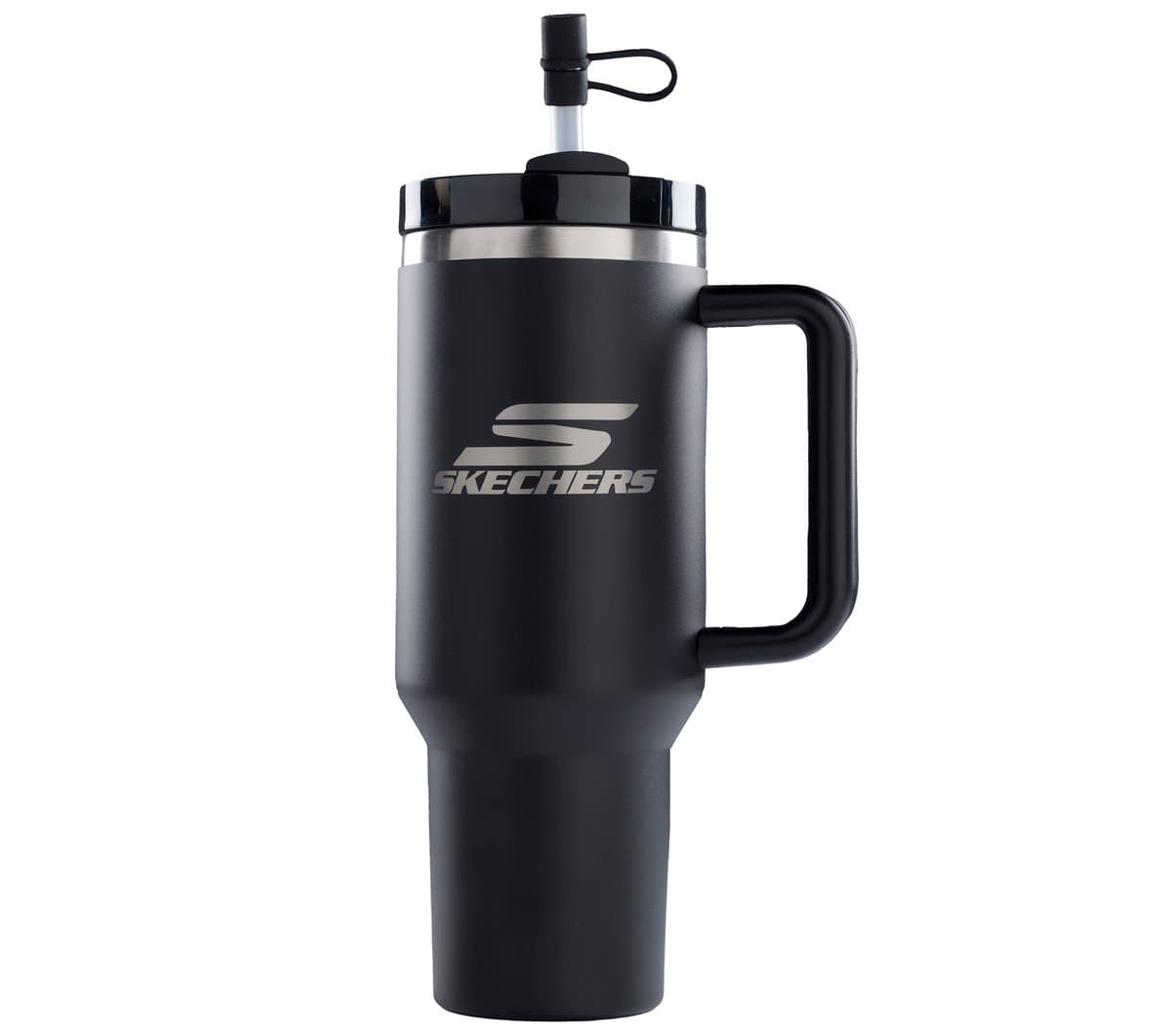 Skechers Hydration 40 oz. Bottle with Handle em Preto