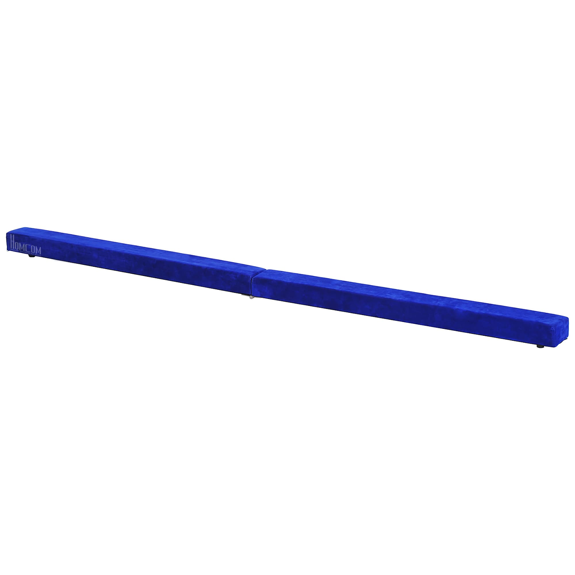 HOMCOM Barra de Equilíbrio Ginástica Dobrável 210 cm Barra de Ginástica Artística para Crianças Iniciantes e Ginastas 210x10x6,5 cm Azul   Aosom